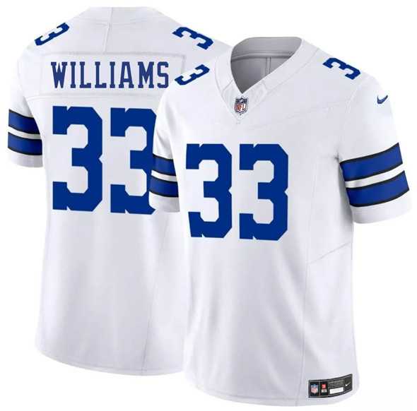 Men & Women & Youth Dallas Cowboys #33 Javonte Williams White 2025 F.U.S.E. Vapor Untouchable Limited Stitched Jersey,We sell and wholesale Men & Women & Youth Dallas Cowboys #33 Javonte Williams White 2025 F.U.S.E. Vapor Untouchable Limited Stitched Jersey on line form chian!